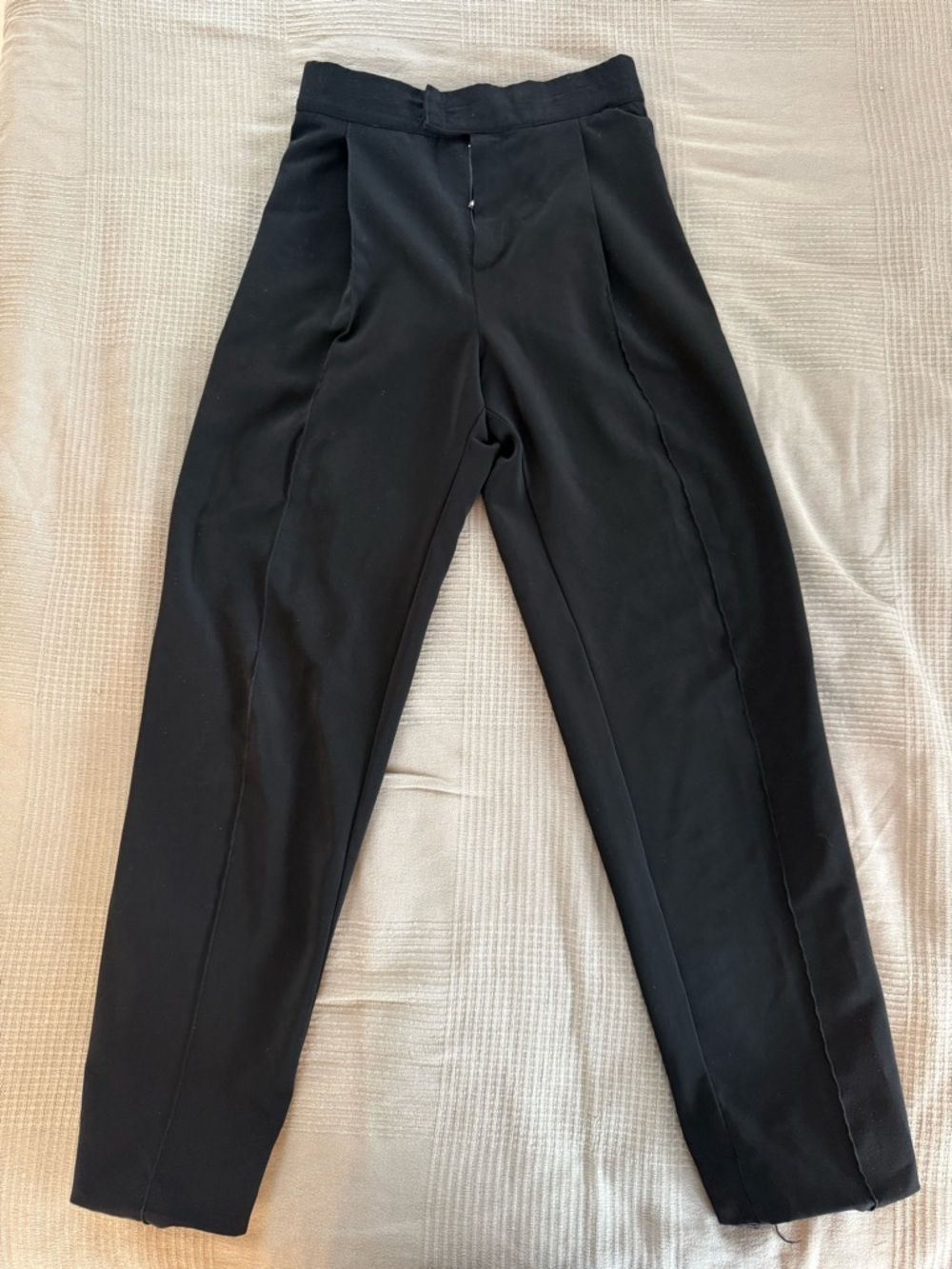 Black Men's Flashdance Tapered Latin Dance Pants